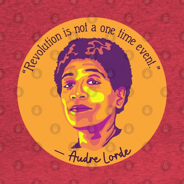 Audre Lorde Portrait and Quote by Slightly Unhinged